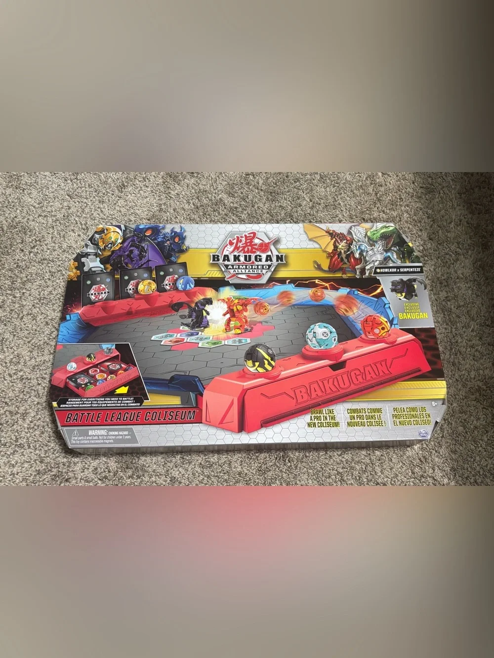 Bakugan Armored Alliance - Battle League Coliseum - Howlkor x Serpenteze - NWT